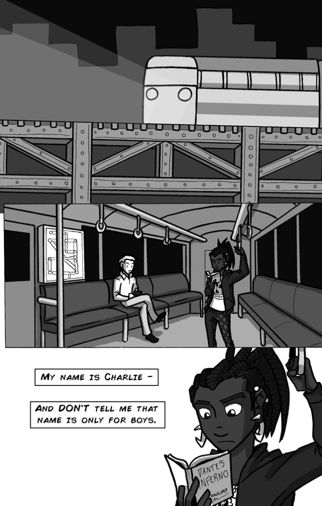 charlie and clow webcomic page 1