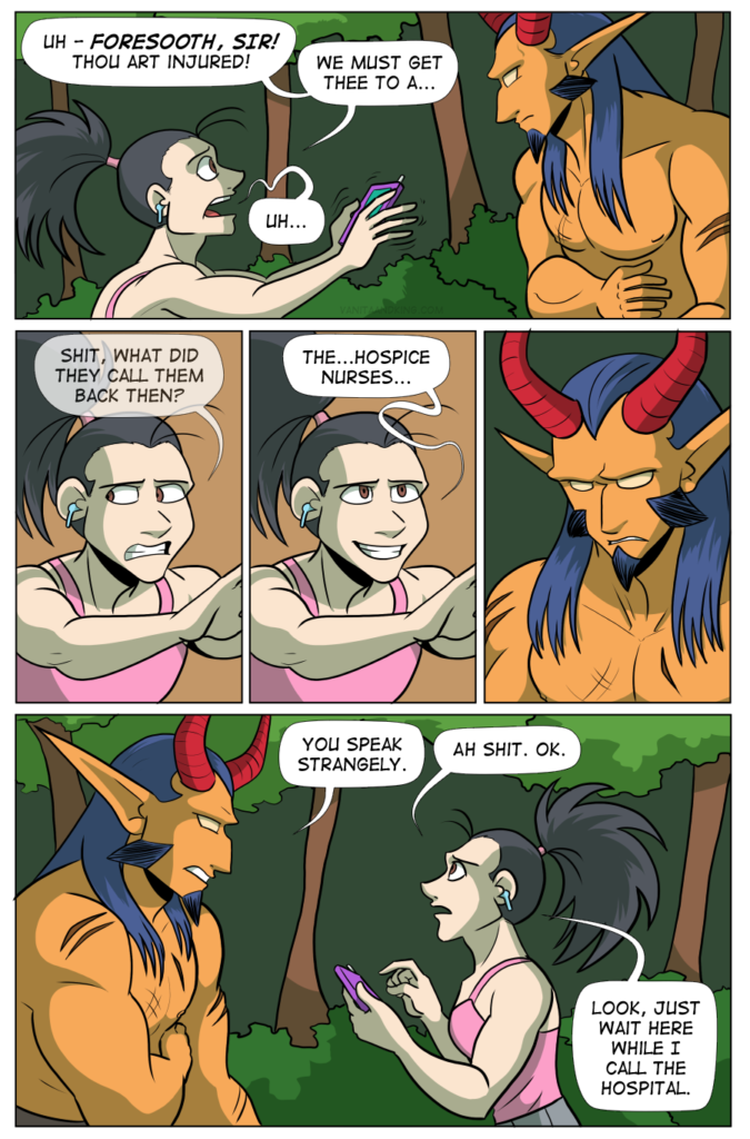 vanita and the demon king transgender fantasy webcomic page 6