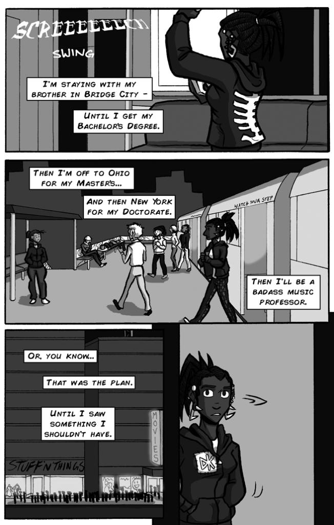 charlie and clow supernatural action webcomic page 2